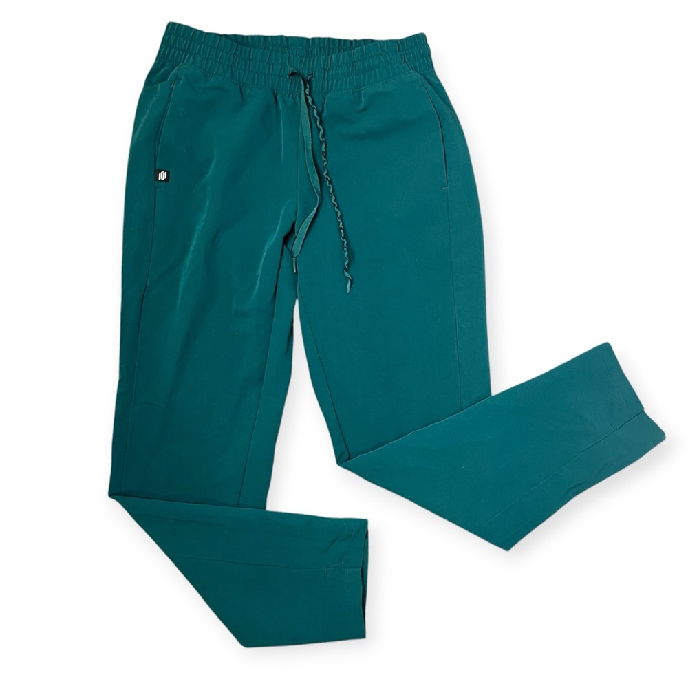 Jaanuu Xenos Essential Knit-Waist Scrub Pant Size Medium Caribbean Blue